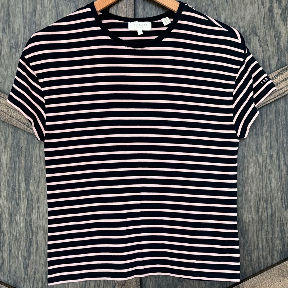 NWOT 🩷 Ted Baker Stripped Tee